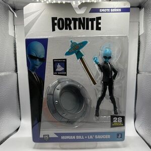 Fortnite Human Bill Action Figure with Lil' Saucer